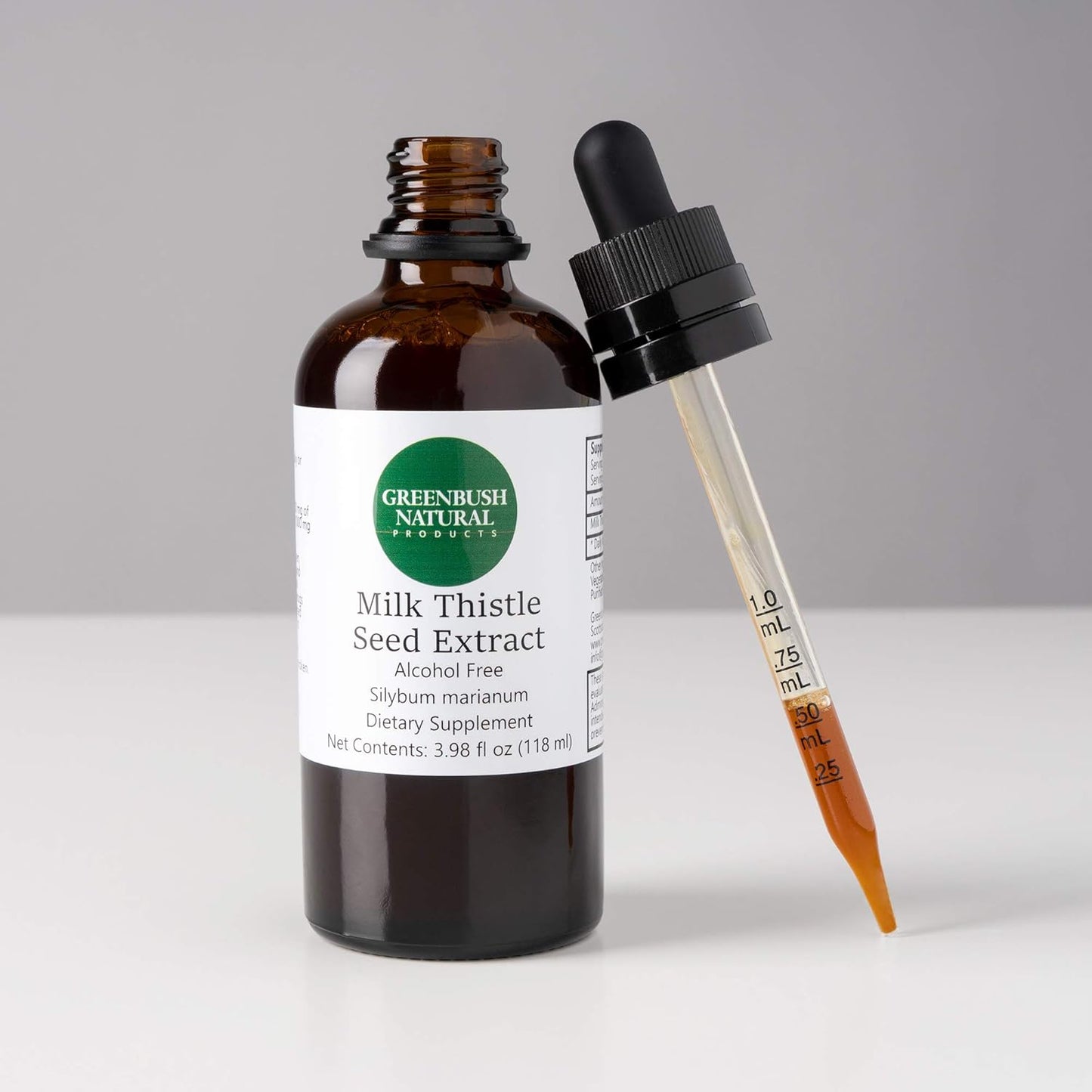 Greenbush Milk Thistle Concentrate 4 oz Liquid Extract for Liver Health