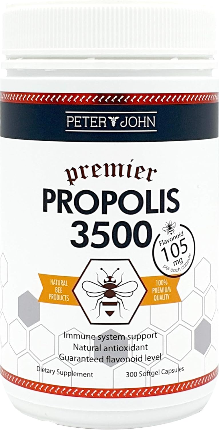 Healthfarm Peter John Propolis 3500 Softgel Capsules - High Flavonoid Content
