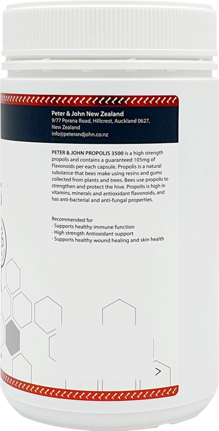 Healthfarm Peter John Propolis 3500 Softgel Capsules - High Flavonoid Content