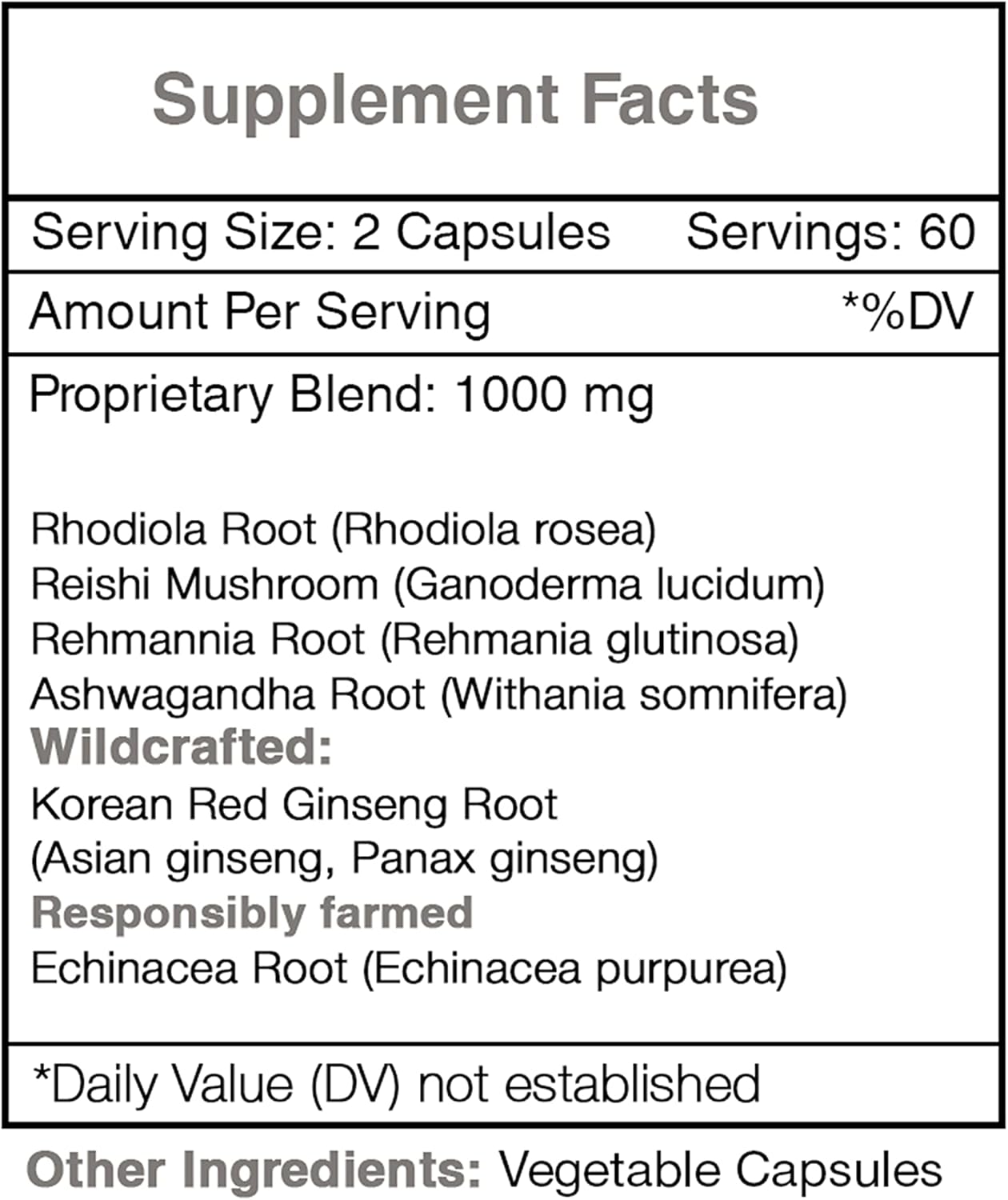 Herbal Supplement Blend for Chronic Fatigue Support - Energy and Endurance Formula by Secrets of the Tribe (120 Capsules)