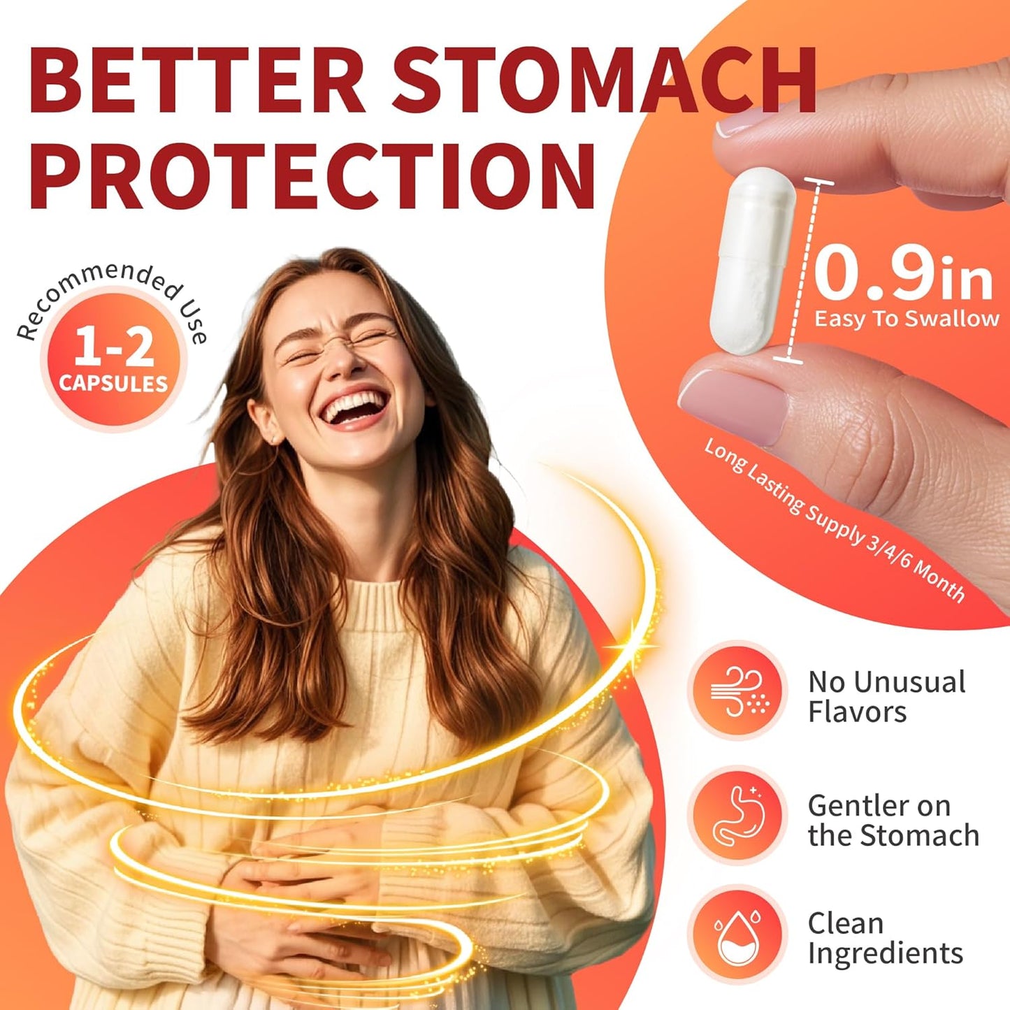 High Absorption 750mg Magnesium Glycinate Supplement with 120mg Magnesium - Support Heart, Nerves, Muscles & Bone Health - Relieve Stress, Improve Sleep - 120 Capsules
