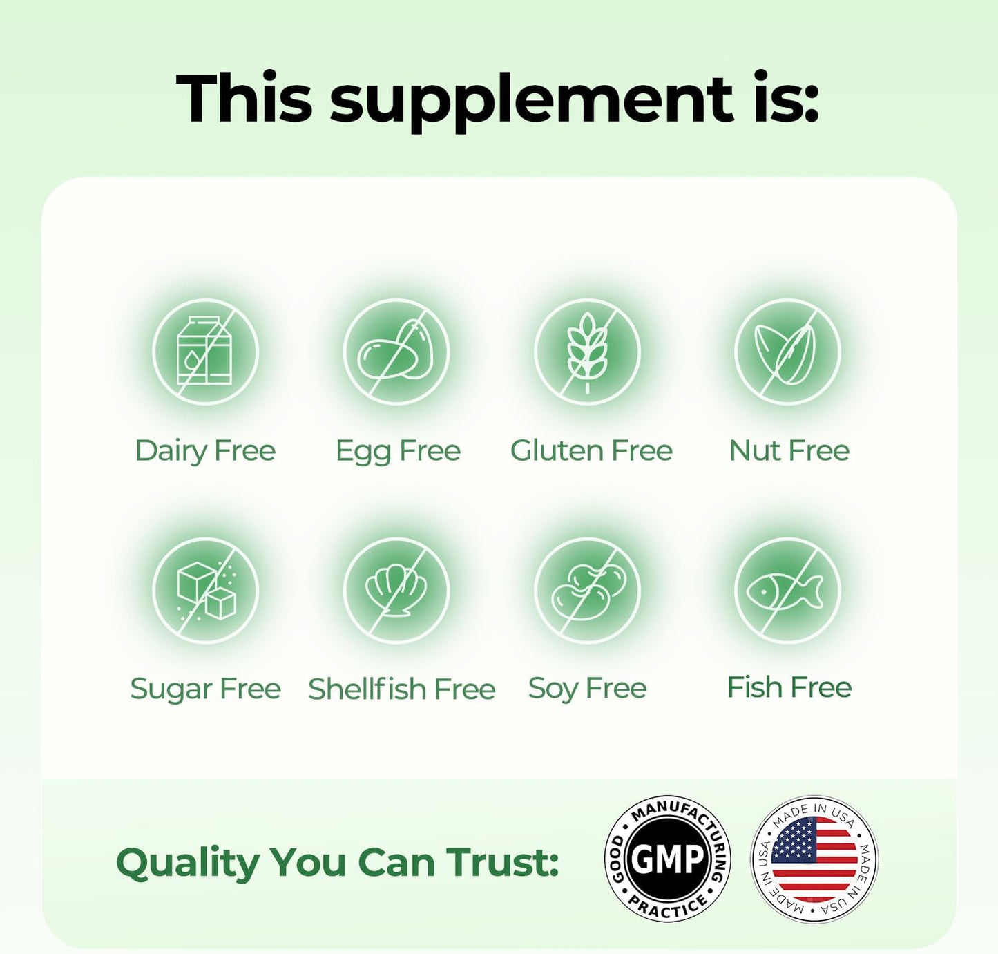 High Absorption Triple Magnesium Complex Supplement with Glycinate Malate Citrate - 90 Capsules, Vegan Formula