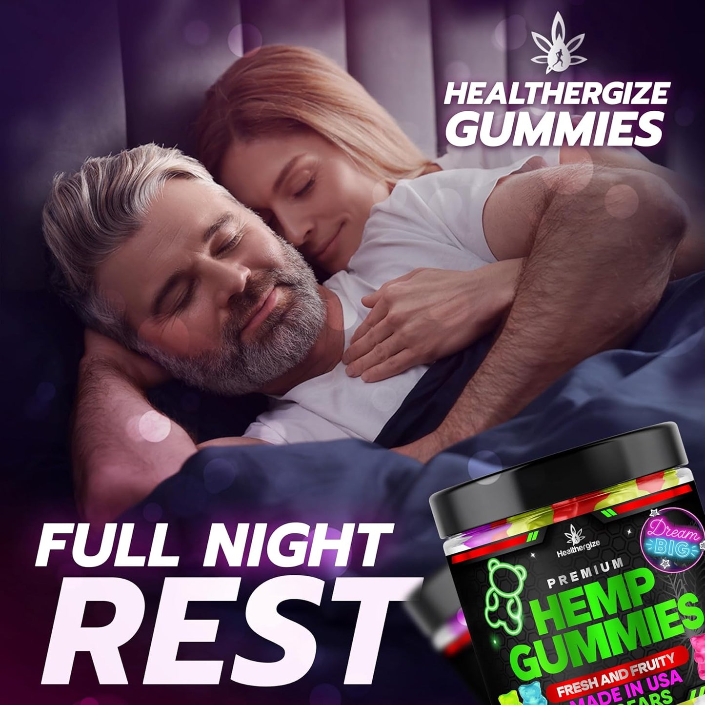 High Potency metabolism booster Oil Infused Gummy Bears for Deep Bedtime Relief - Natural Omega, Fruity Tasty Edibles for Relaxation, Mood Balance - USA Made