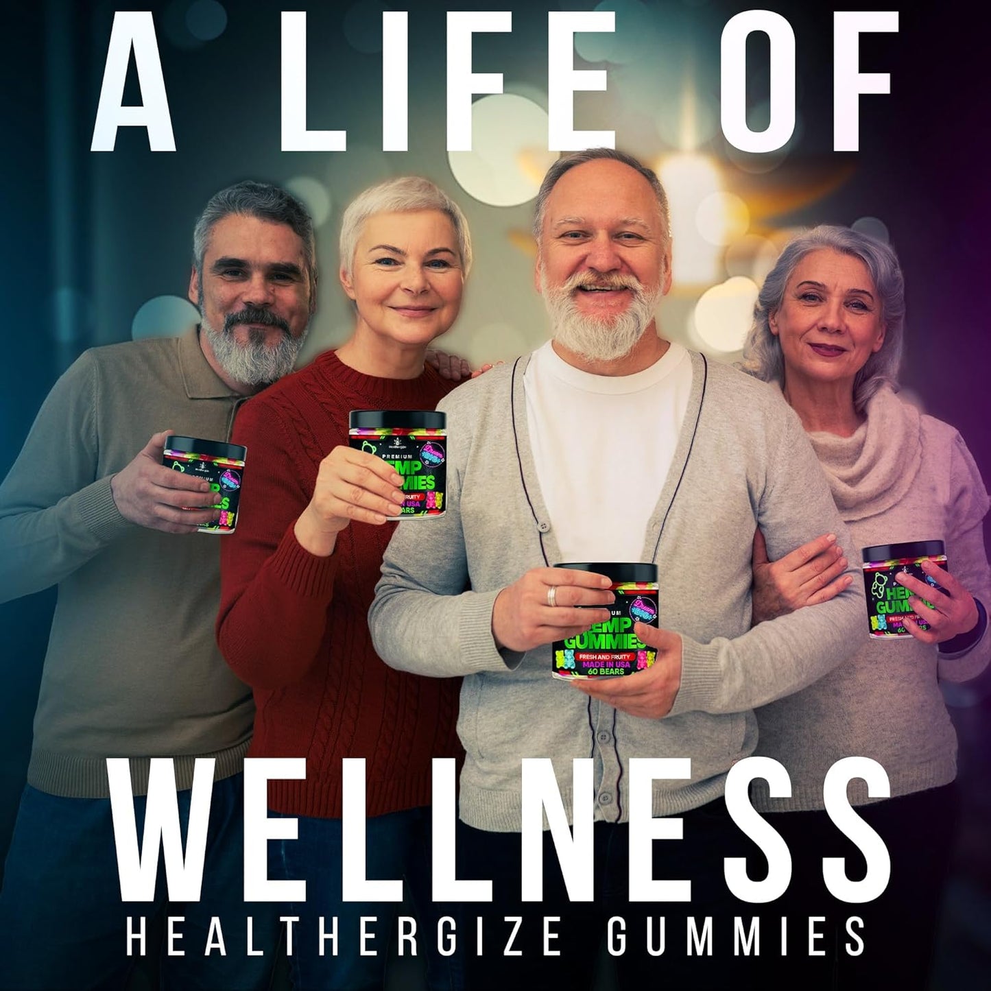 High Potency metabolism booster Oil Infused Gummy Bears for Deep Bedtime Relief - Natural Omega, Fruity Tasty Edibles for Relaxation, Mood Balance - USA Made