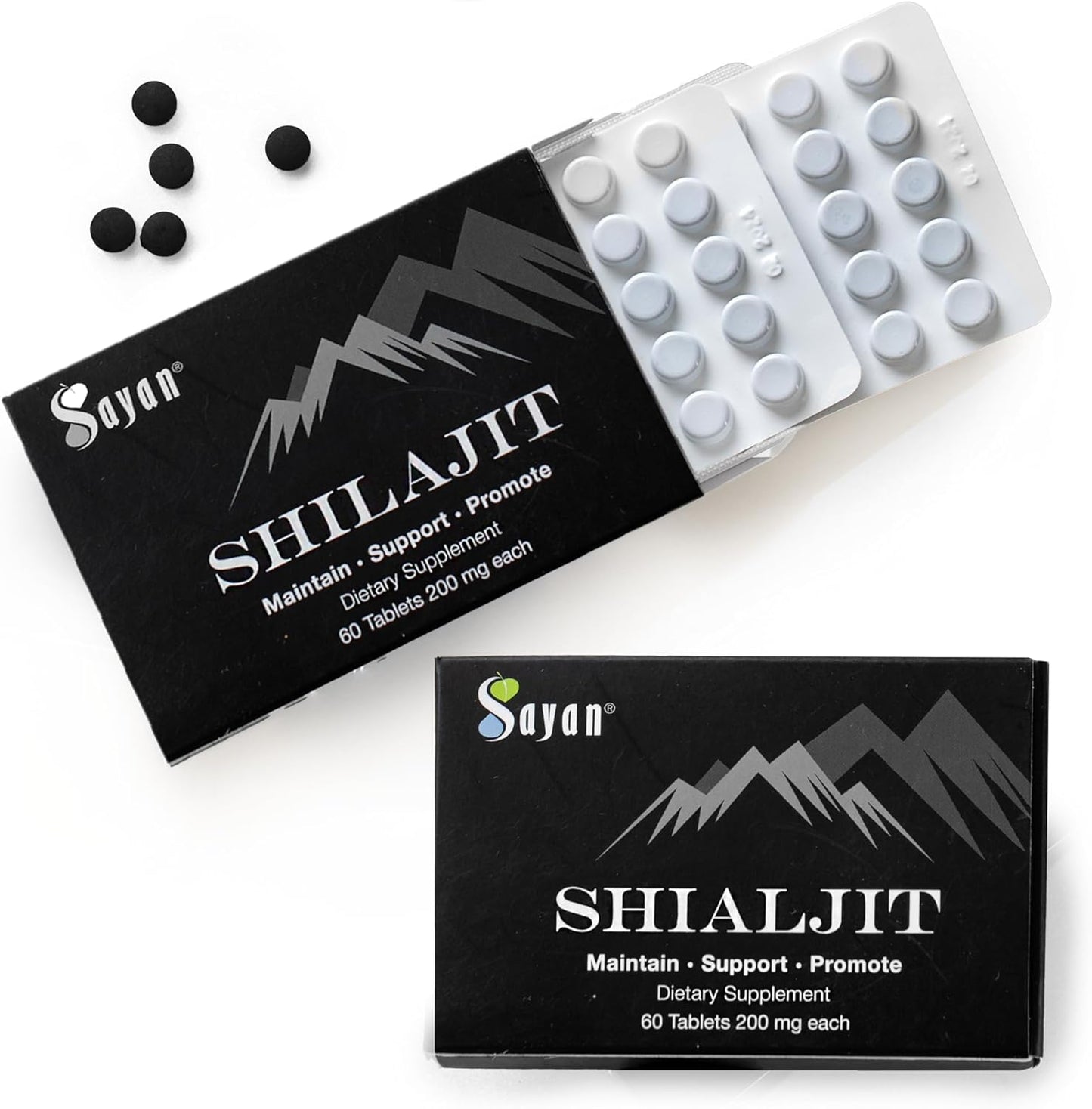 High-Potency Sayan Shilajit Tablets, 24,000mg Supplement with 85+ Trace Minerals, Lab-Tested for Purity - 120 Tablets, 2-4 Month Supply