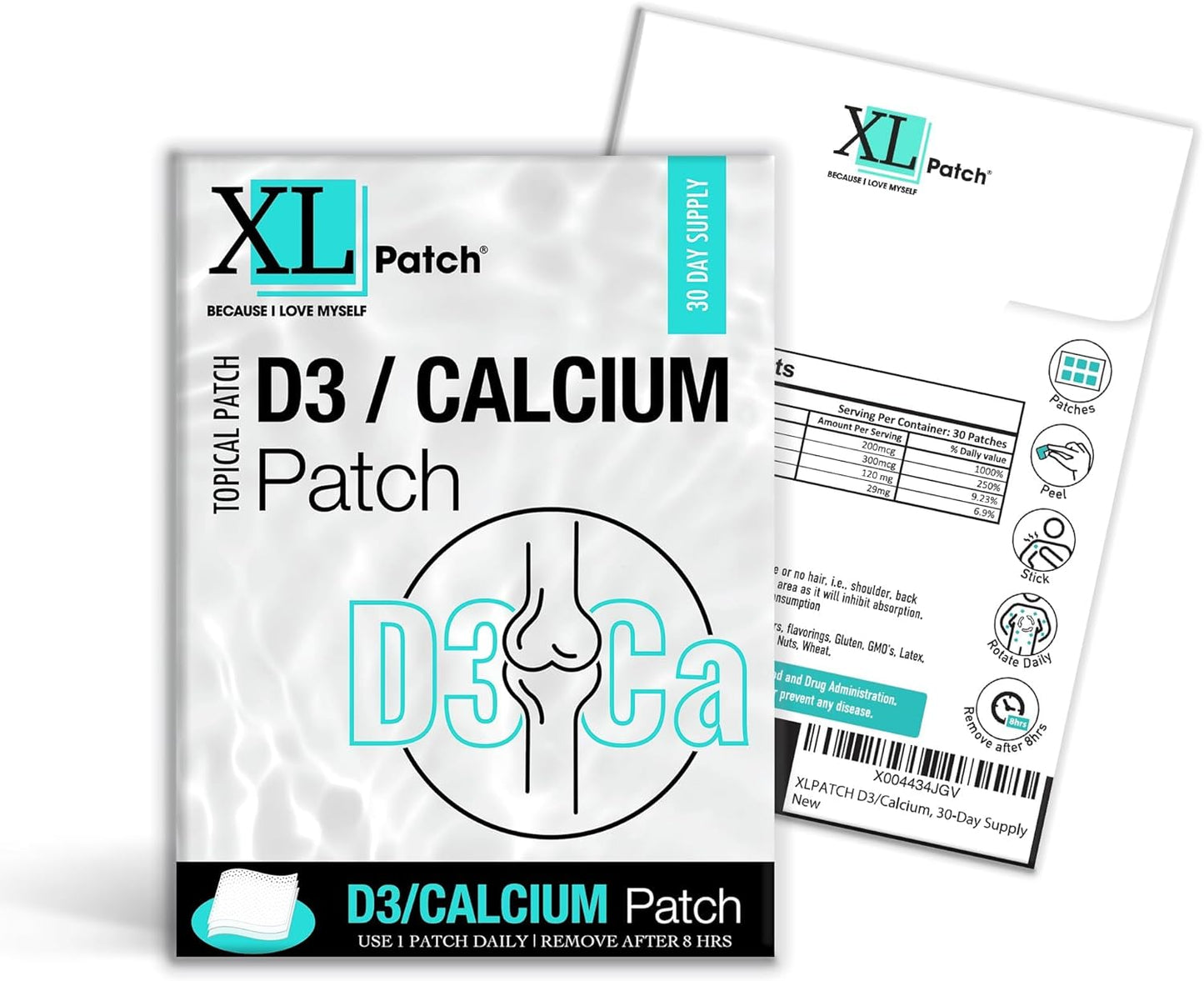 High-Potency Vitamin D3 and Calcium Supplement, 60-Day Pack