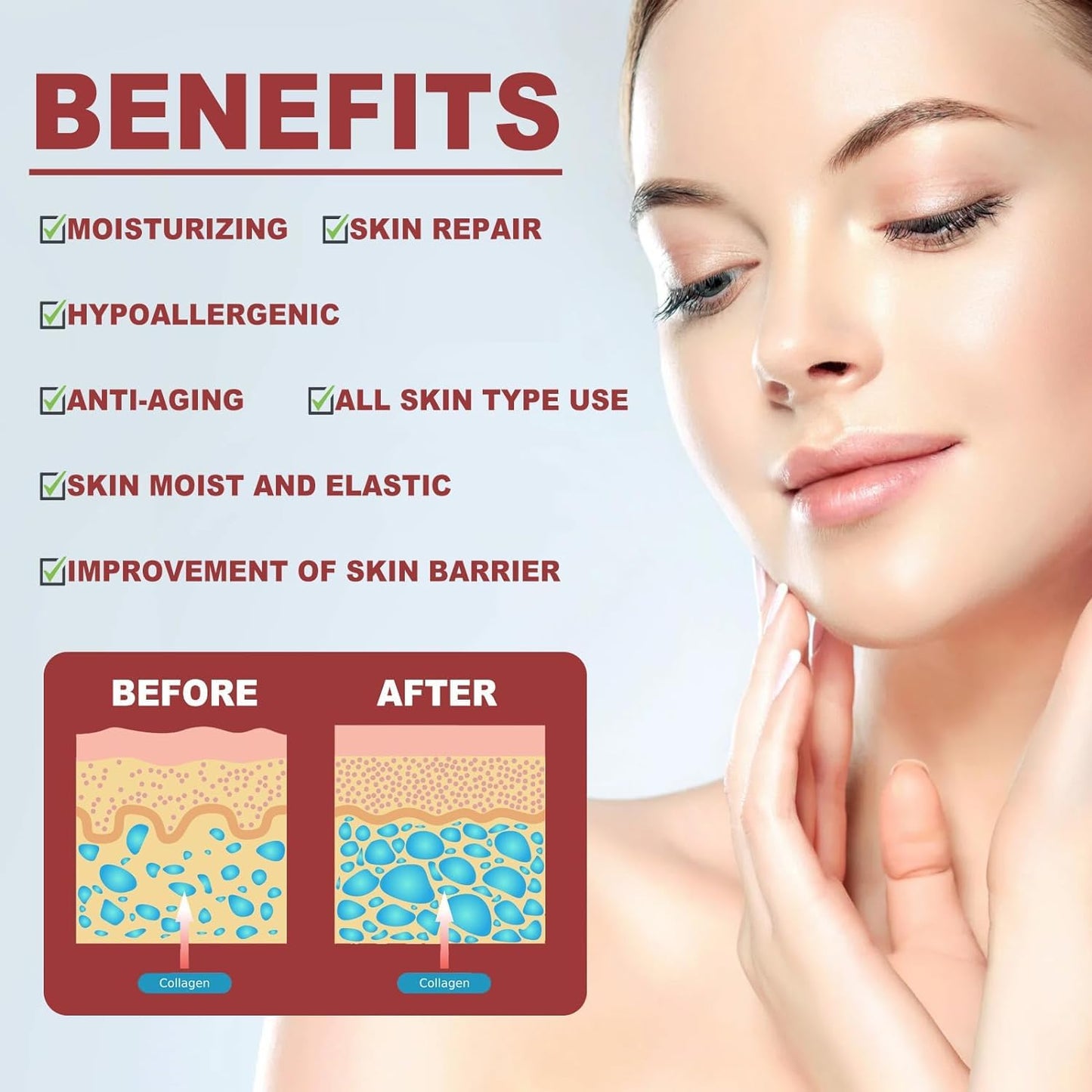 High Prime Collagen Soluble Films for Hydrating Face Mask - 2 Boxes