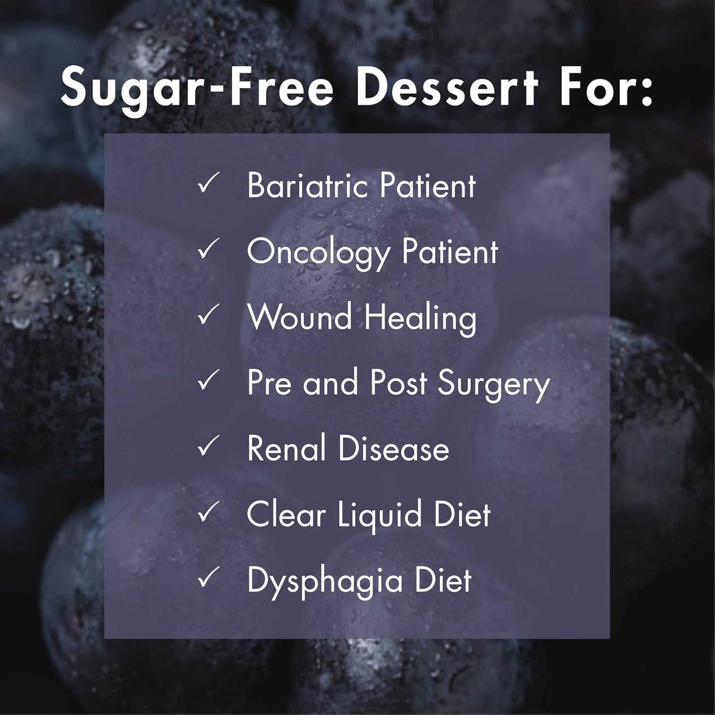 High Protein Sugar-Free Gelatein Grape Gelatin - 20g Protein, Ideal for Clear Liquid Diets, Swallowing Issues, Bariatric, Dialysis, Oncology - 36 Servings