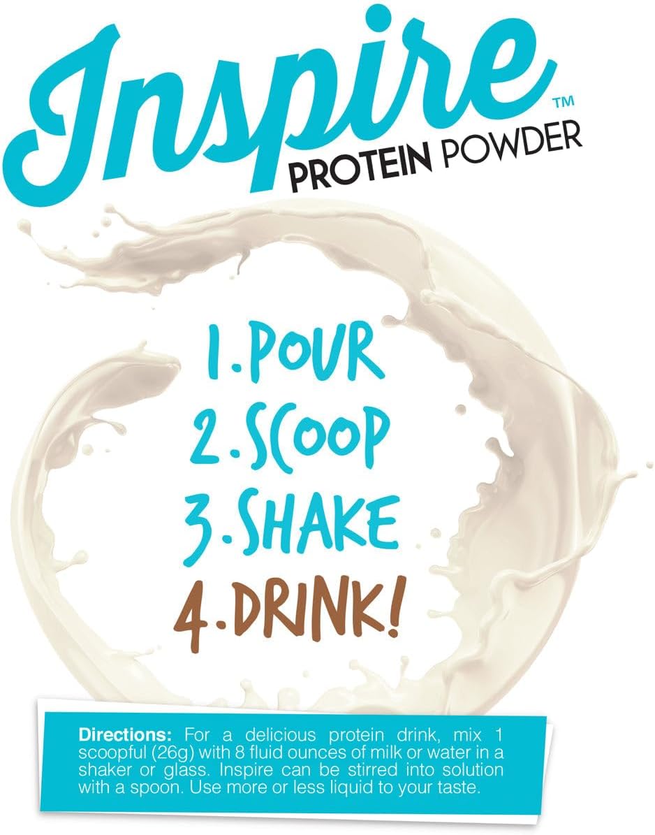 High Quality Unflavored Whey Protein Isolate Powder - 20g Protein per Serving for Bariatric Diets - 20 Servings