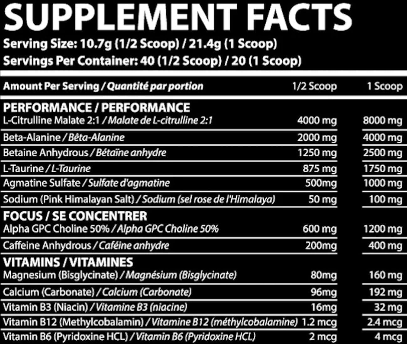 High Stim Pre Workout Powder for Energy, Pumps, Endurance & Focus | APE-X Unleashed Blend with L-Citrulline, Beta Alanine, Alpha GPC, Caffeine | 40 Servings (Fuzzy Peach)