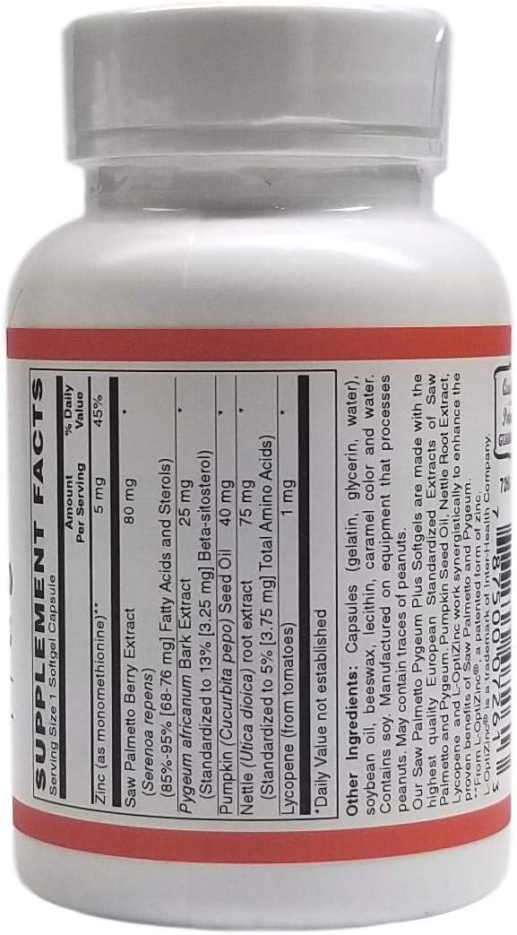 Holistic Health International, LLC Saw Palmetto Pygeum Plus Softgels - 60 Count