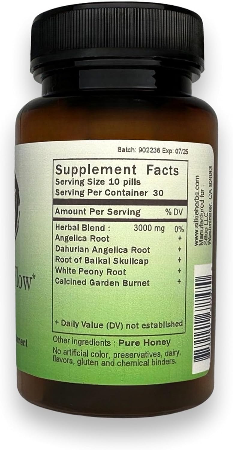 Hormone Balance Support Supplement for Menstrual Cycle Regulation & Hot Flash Relief - 300 Count