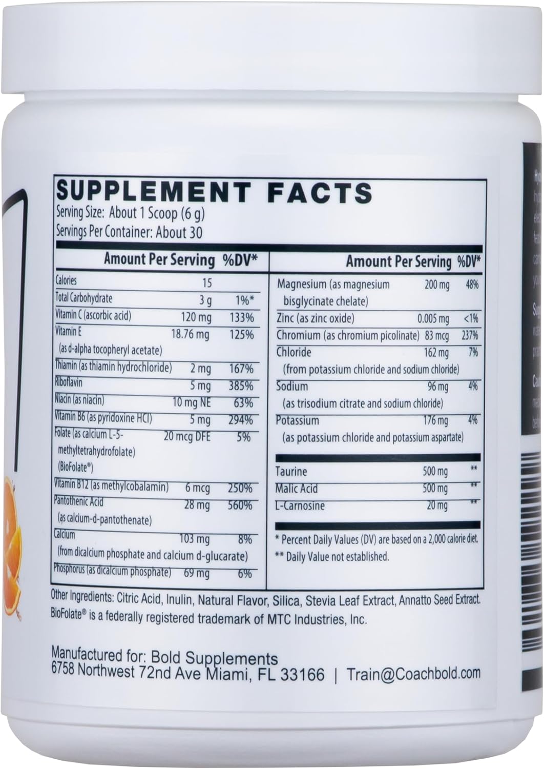 Hydr8+ Hydration & Vitamin Powder - Keto Friendly, No Sugar, Non-GMO - 30 Servings