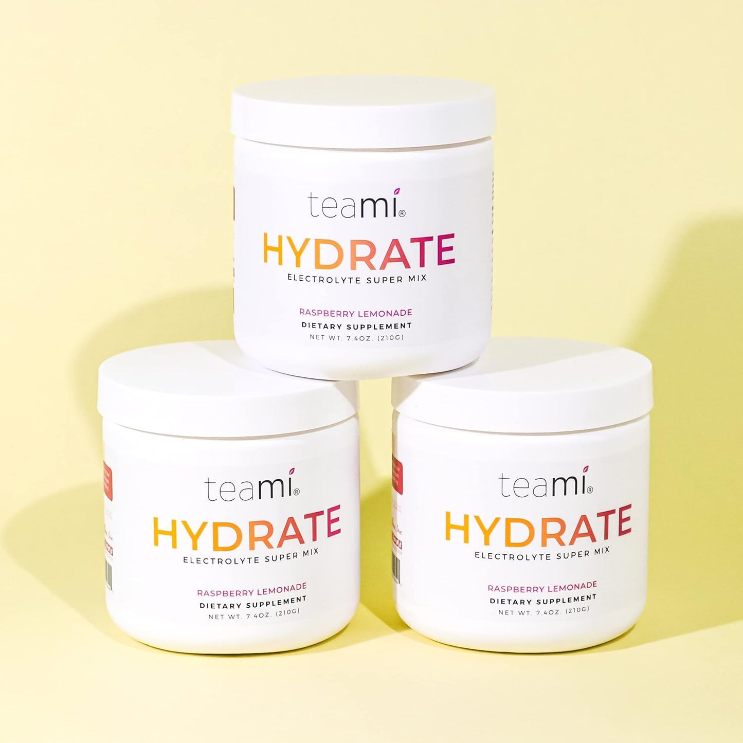 Hydrate & Energize with Teami Electrolytes Powder - Calcium, Magnesium, Chloride & Potassium Supplement - 45 Servings - Keto-Friendly Electrolyte Drink Mix with Vitamins & Minerals