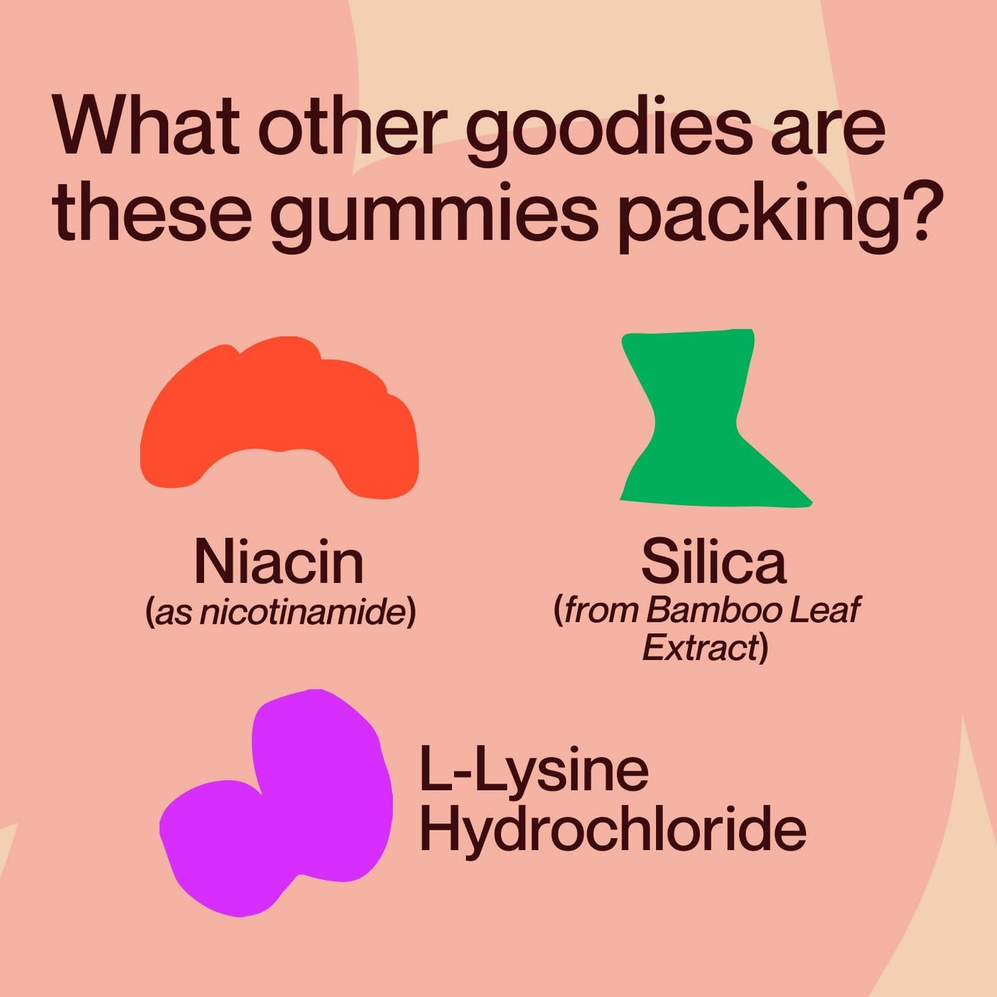 Hydrating Hyaluronic Highlighter Skincare Gummies | Vegan Supplement for Brighter, Dewy Skin | Non-GMO, Gelatin-Free with Vitamin C | Orange Flavor, 60-Day Supply