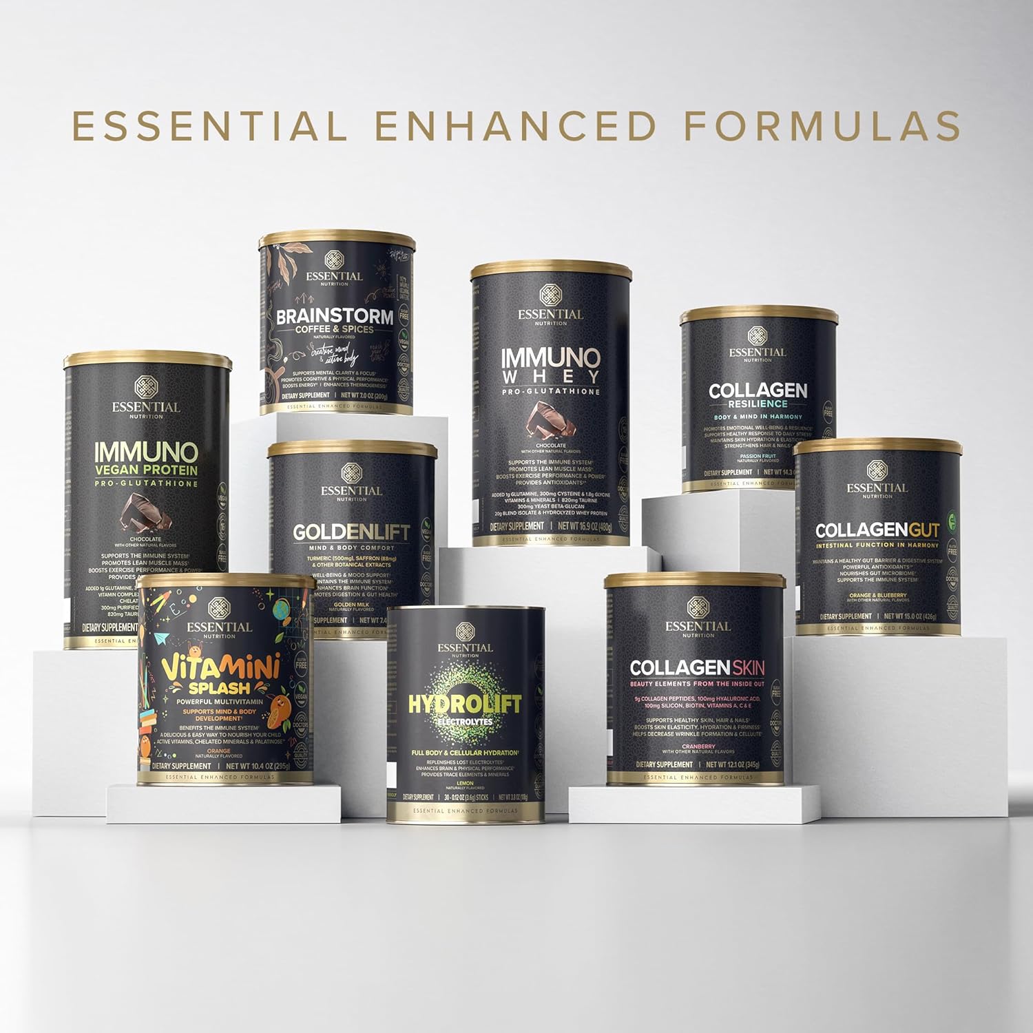 Hydrolyzed Whey Protein Powder with 18g Protein, Amino Acids, and Turmeric Extract for Immune Support - 17.4oz