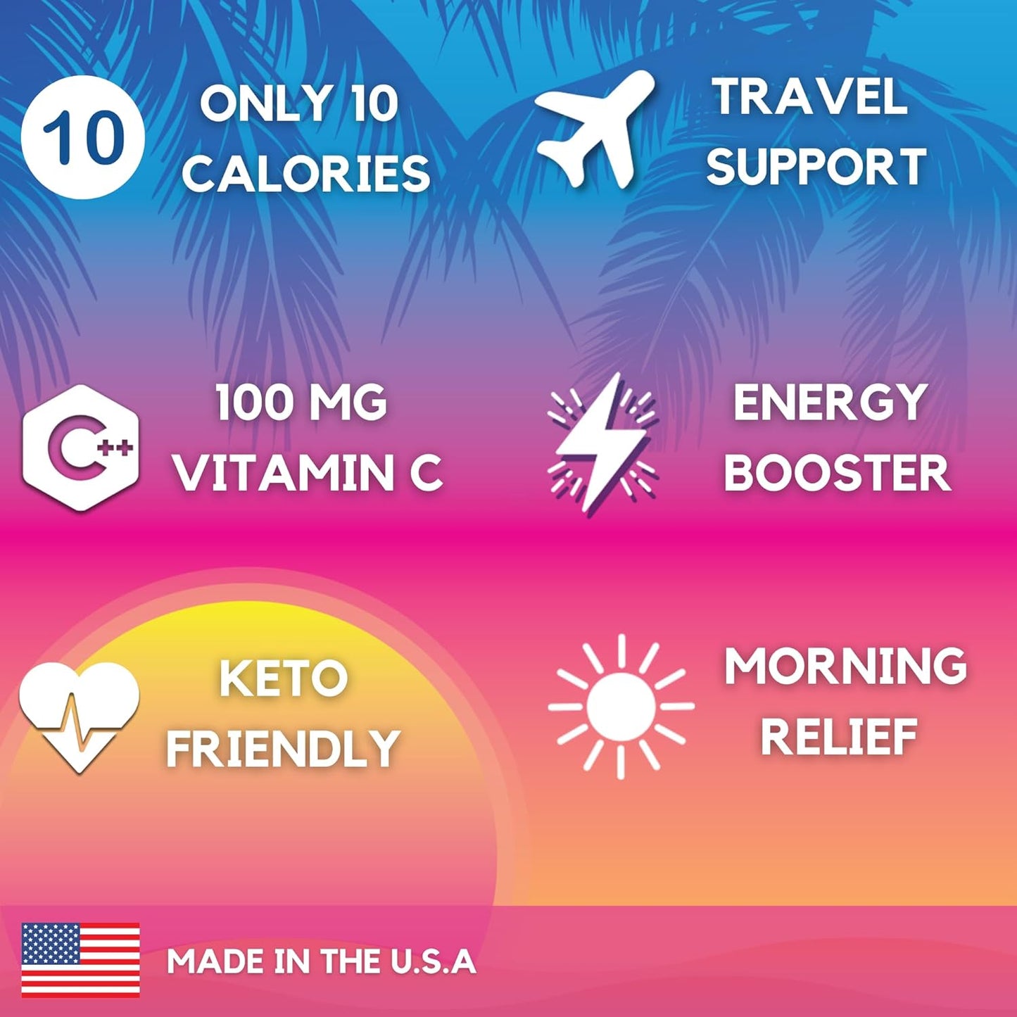 HydroMATE Pineapple Electrolyte Powder Packets - 16 Sticks for Tropical Piña Colada Hydration & Recovery, Low Sugar Formula