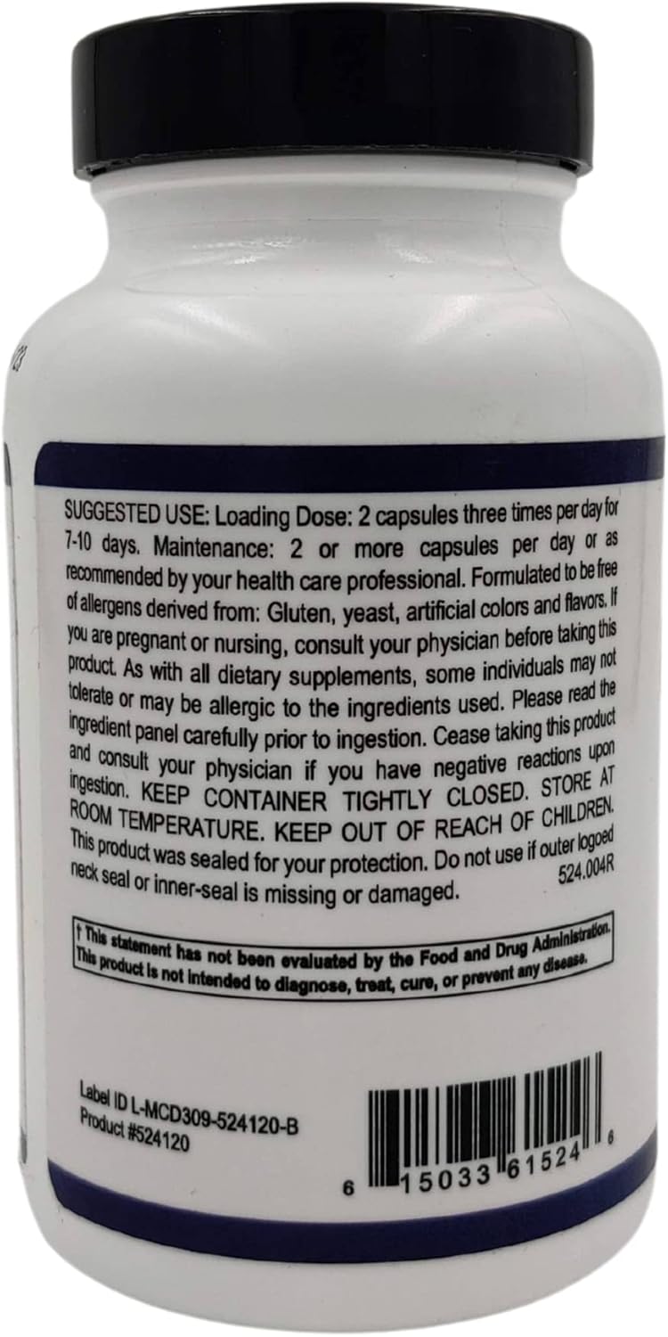 Immune Balance Support Supplement with Vitamin C, Quercetin, Stinging Nettle, and Bromelain - 120 Capsules