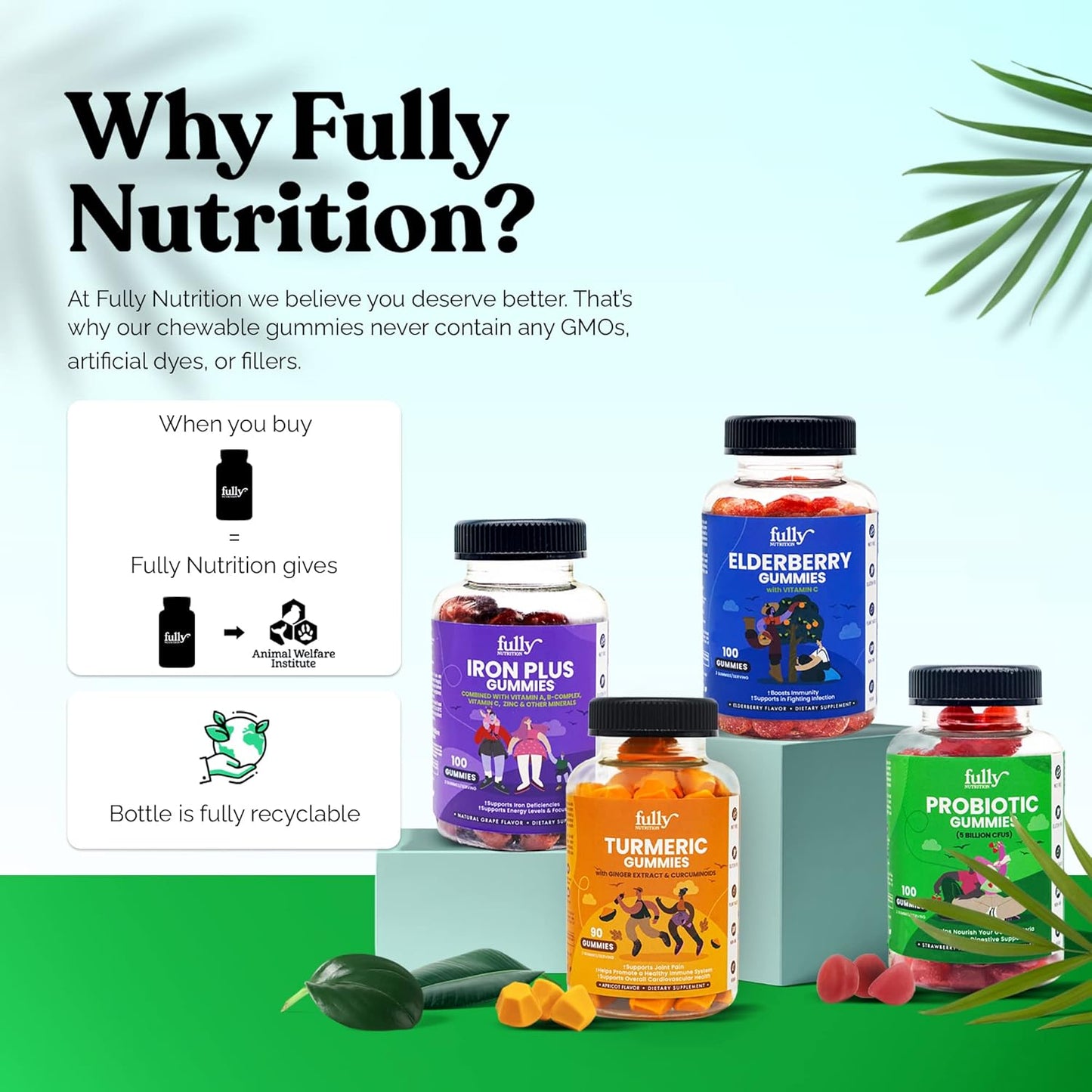 Immunity Fiber Gummies for Women & Men: Probiotics + Prebiotics, 5 Billion CFUs, Non-GMO, Gluten Free, 100 Gummies
