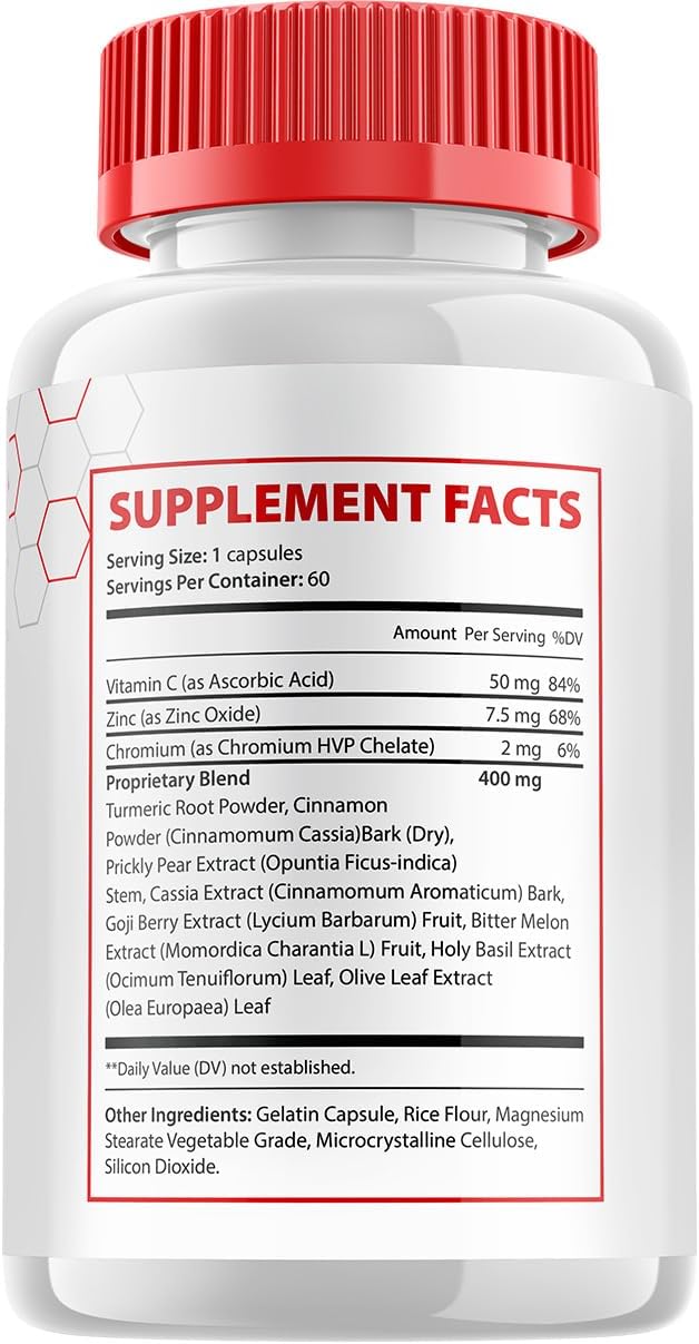 Indelo GlucoGuard Capsules - Natural Advanced Supplement for Healthy Glucose Levels - 2 Pack (120 Capsules)