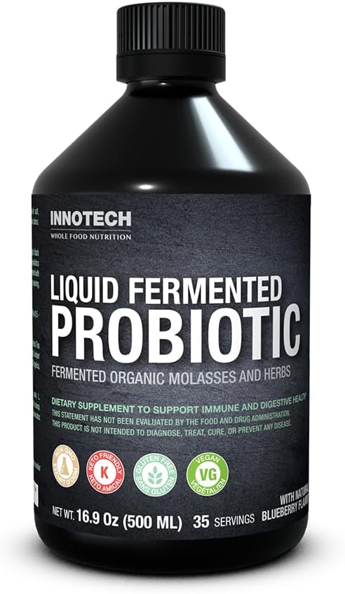 Innotech Nutrition Liquid Fermented Probiotic - 500 Ml for Gut Health and Digestive Support