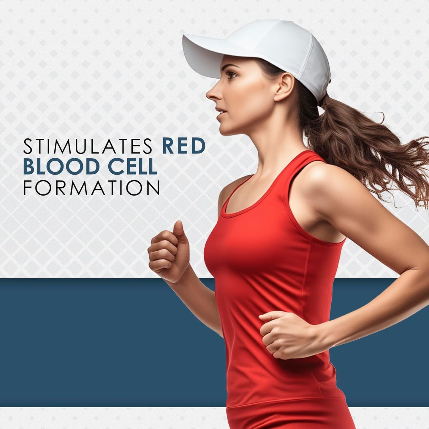 Iron+ 25mg Supplement - 60 Capsules - Boost Energy and Immune Support