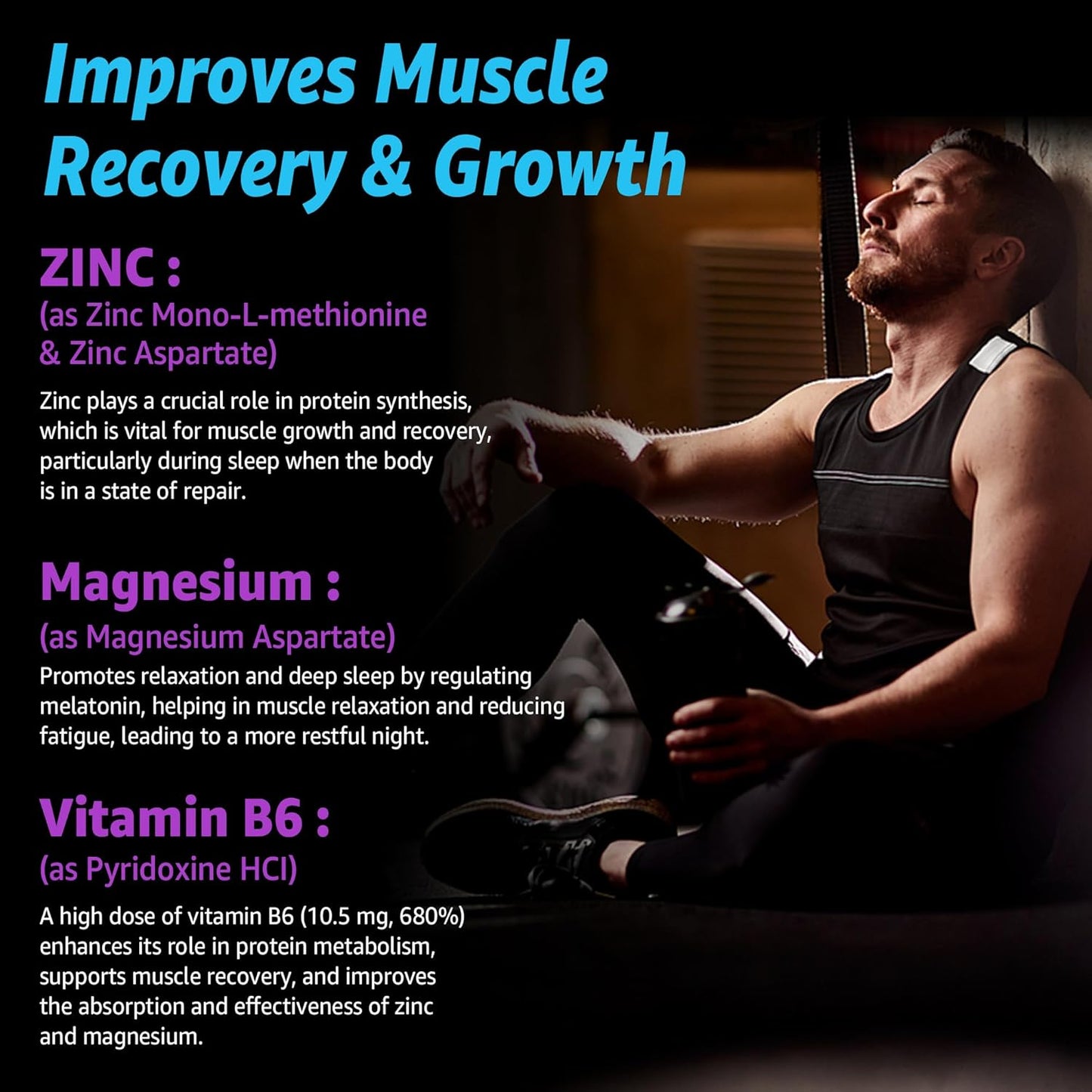 Iron Gummies with Zinc and Magnesium Supplement for Overall Health and Wellness