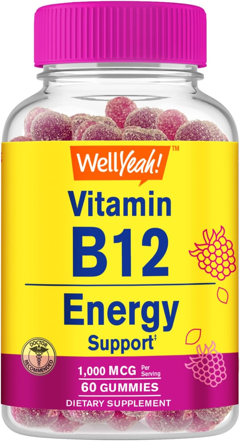Iron, Vitamin C, and B12 Gummies Bundle - Tasty Vitamin Supplement, Gluten-Free, GMO-Free Chewables