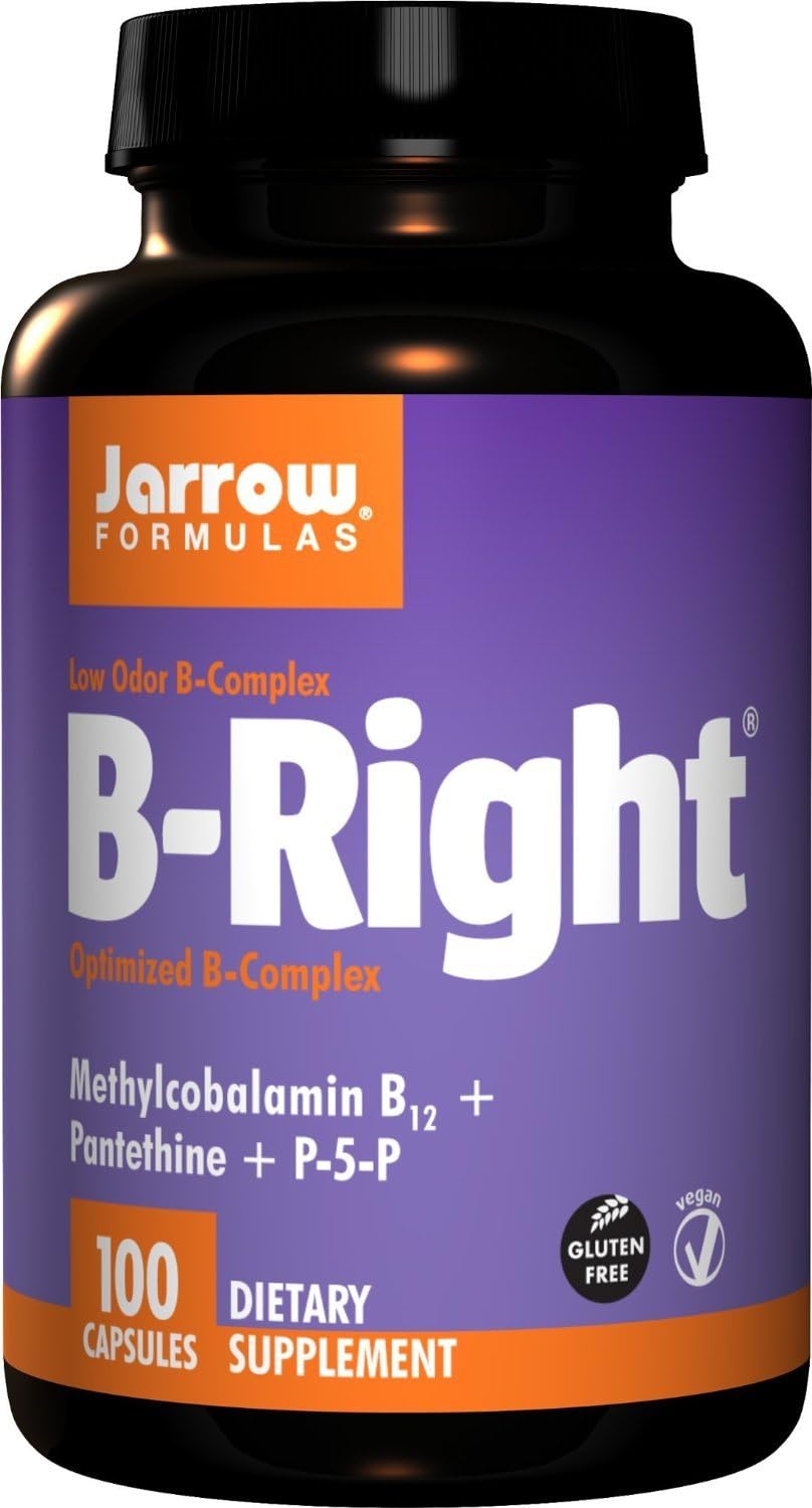 Jarrow Formulas B-Complex Vitamins, 300 Capsules Total, Essential Nutrients for Energy and Wellness