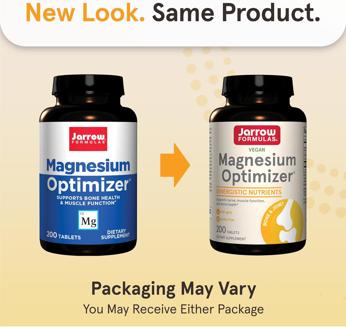 Jarrow Formulas Magnesium Optimizer Supplement - 2400 Tablets for Nerve, Muscle, and Bone Health, Bulk Pack of 12