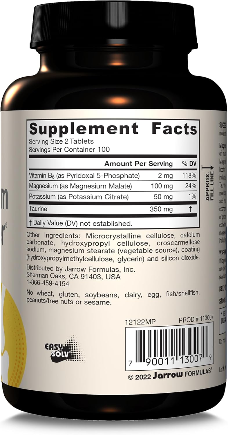 Jarrow Formulas Magnesium Optimizer Supplement - 2400 Tablets for Nerve, Muscle, and Bone Health, Bulk Pack of 12