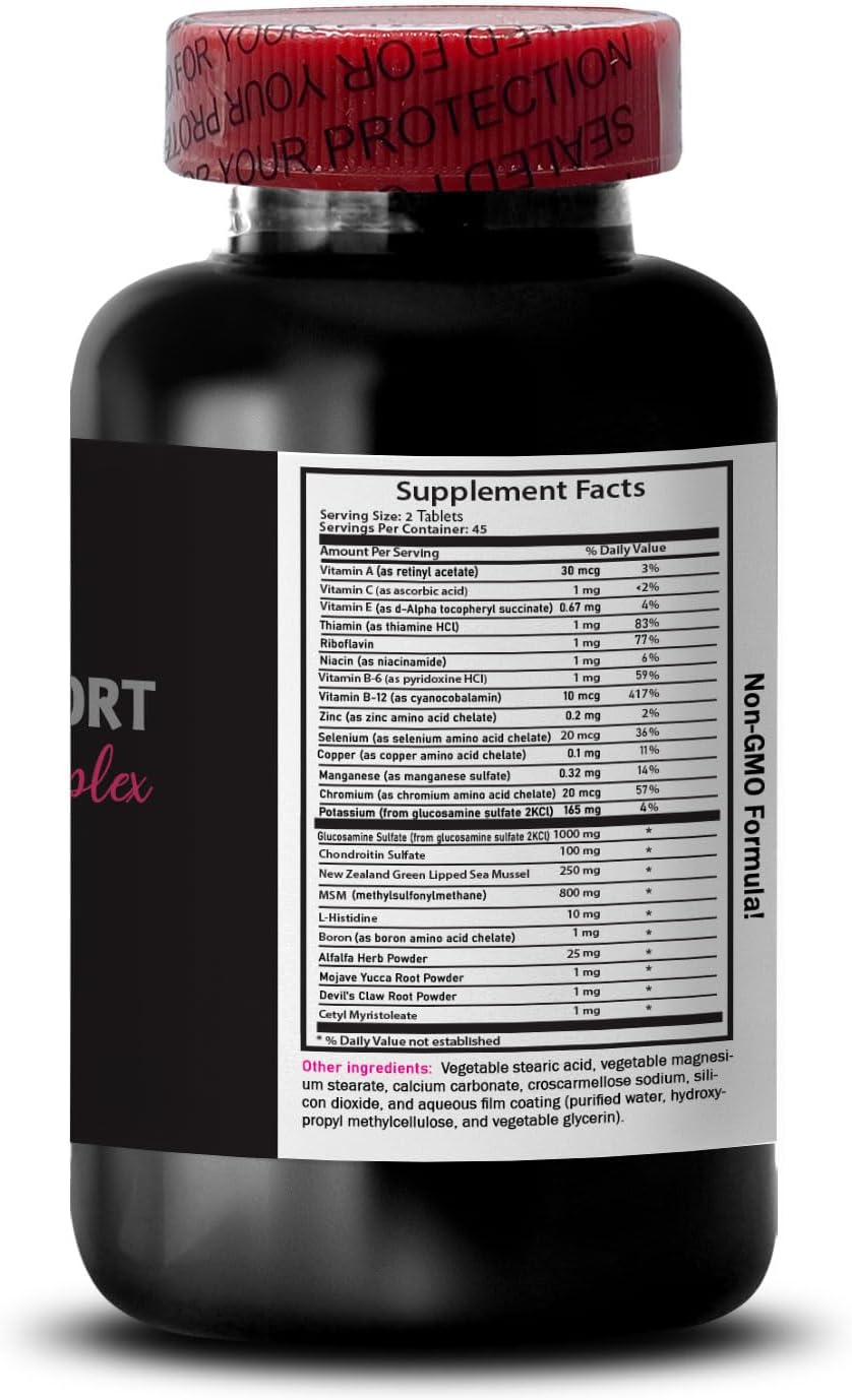 Joint Support Complex with Chondroitin, MSM, and Boron - Glucosamine Blend for Joint Movement Support - 270 Tablets