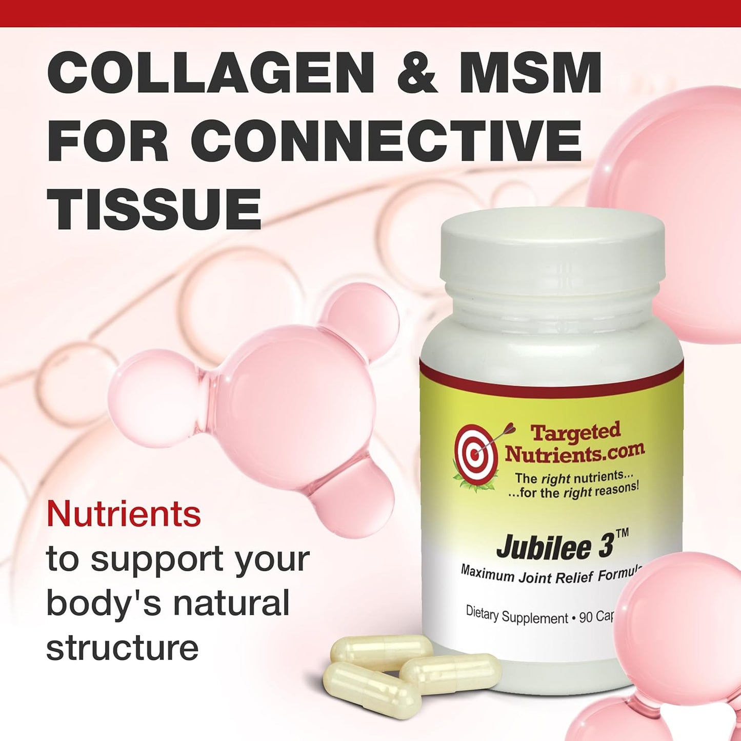 Joint Support Supplement with Glucosamine, Chondroitin, MSM, Collagen, Hyaluronic Acid, Boron - Triple Action for Mobility & Cartilage Health - 90 Capsules