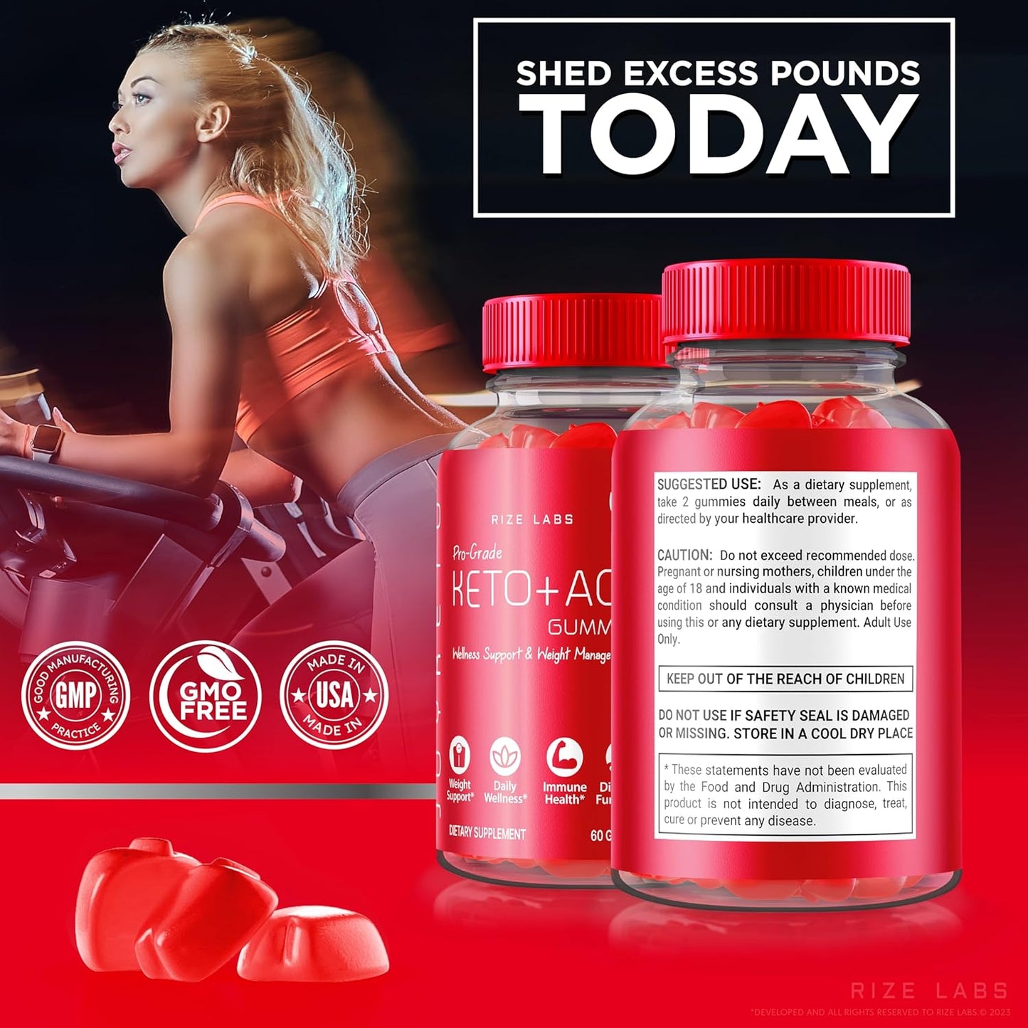 Joy Keto Plus ACV Gummies Pack of 2 for Advanced Slimming Formula and Improved Digestion - Official Reviews of Joy Keto ACV Gummies with Vitamin B12 (120 Gummies)