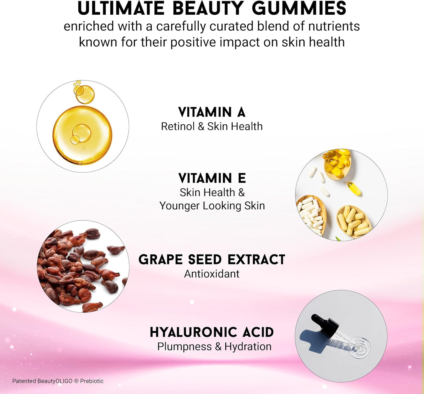 Joyce Giraud Ultimate Beauty Gummies: Miracle Elixir Collection - 60-Day Supply for Healthy Skin & Hydration