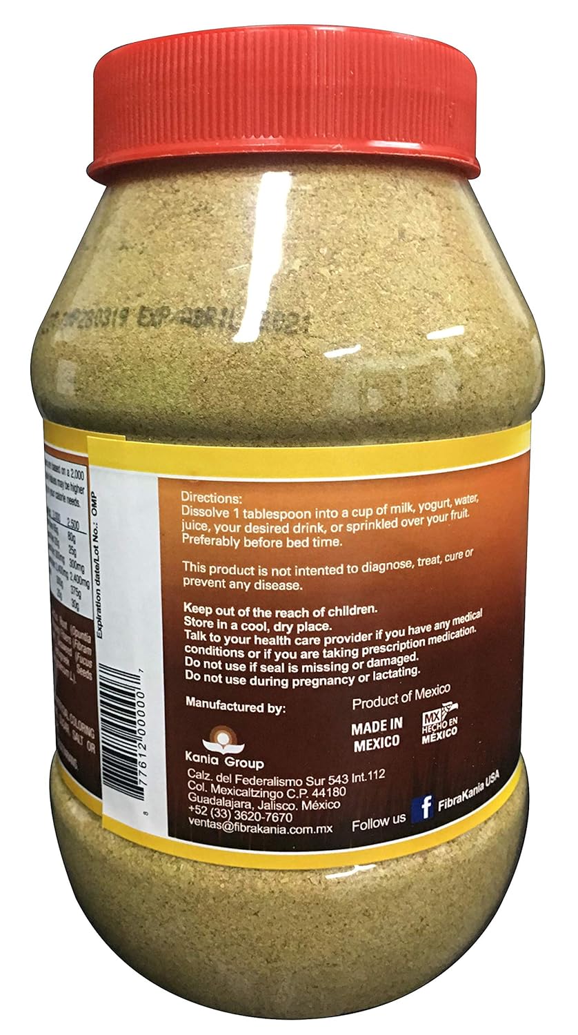 Kania Natural Fiber Supplement 23 oz - High in Fiber Content for Digestive Health