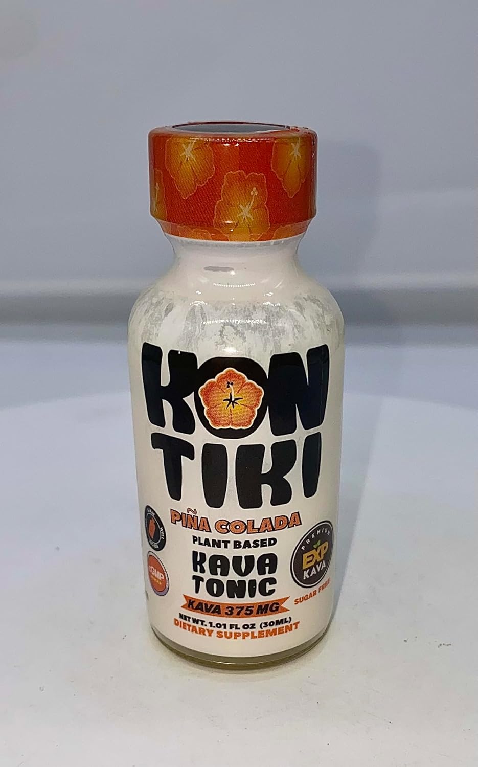 Kava Kon Tiki Piña Colada Kava Tonic - 1.01 fl oz (30 ml) - Organic Herbal Supplement