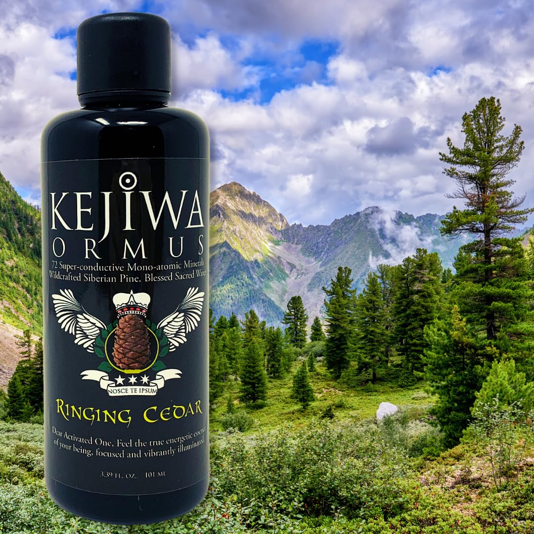 Kejiwa Alchemy Ringing Cedar Ormus: Mono-atomic Gold Manna Infused With Siberian Pine - Energize Your Body and Mind