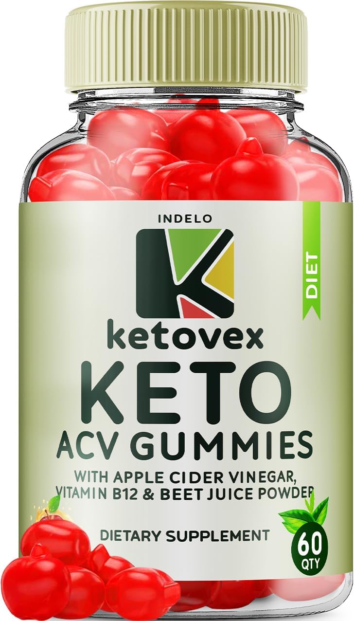 Ketovex Keto BHB Gummies with ACV for Weight Management - 60 Gummies