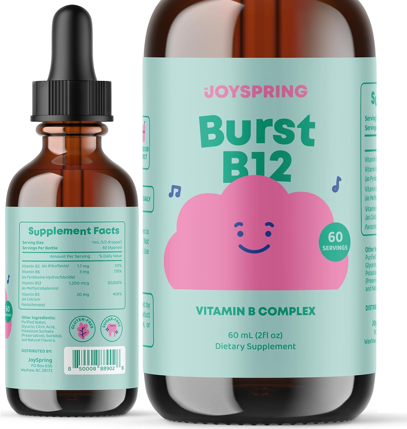 Kids Vitamin D Drops with Zinc and Elderberry for Growth, Bone Health, and Immune Support - Daily B Vitamin Complex