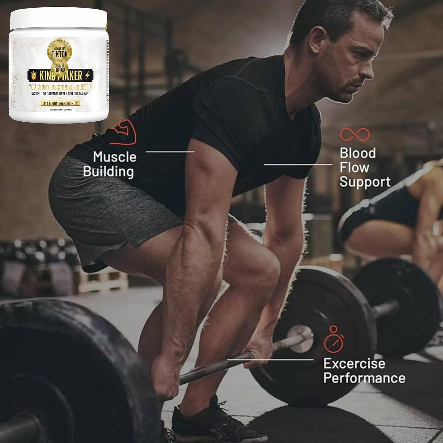 King-3pcs Maker MEN3- 13-in-1 Supplement for Men - 360 Capsules