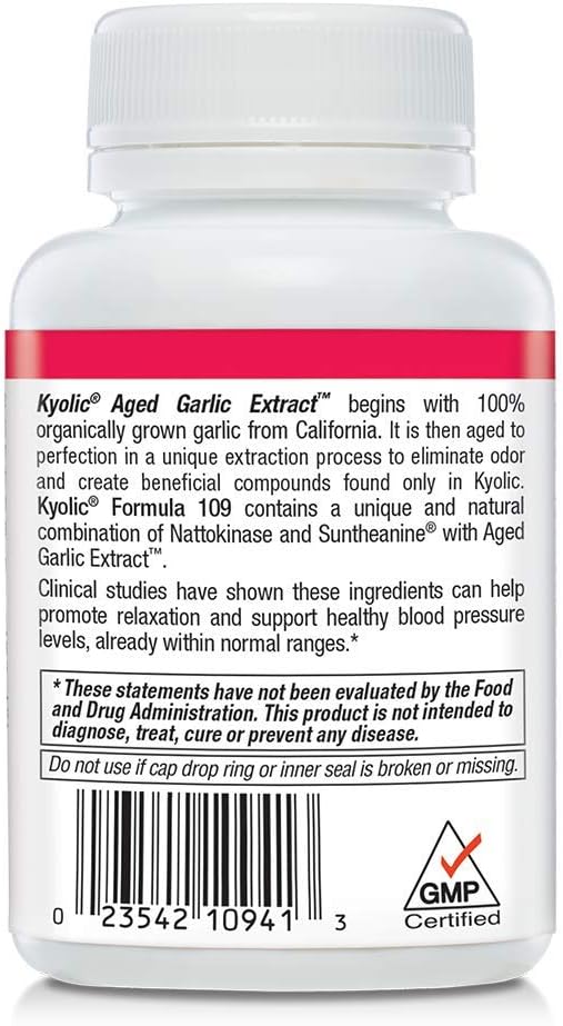 Kyolic Aged Garlic Extract Formula 109, 320 caps by Kyolic - Pack of 2