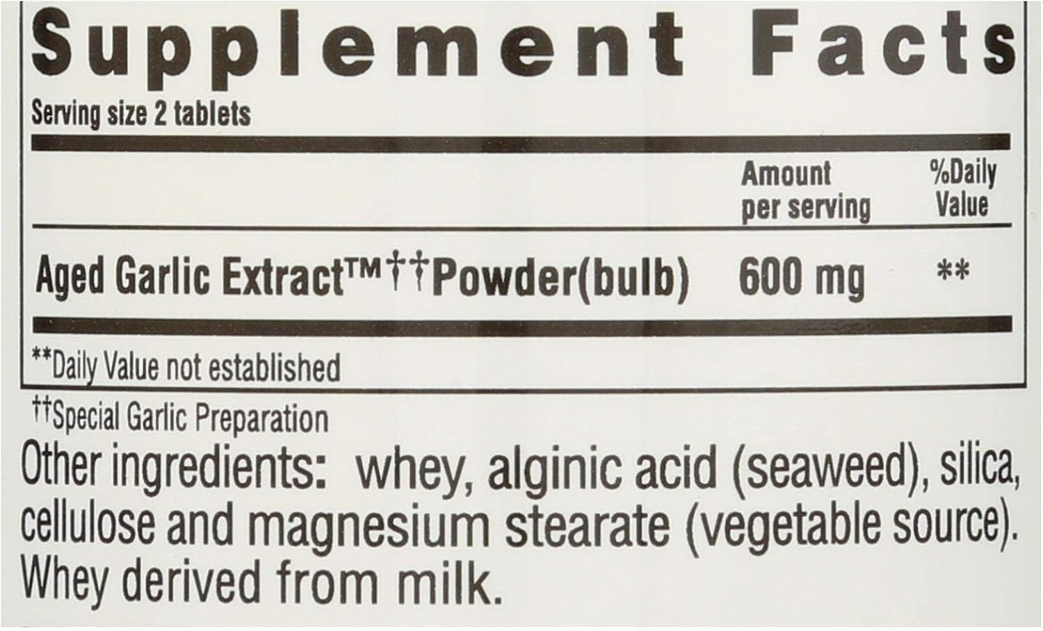 Kyolic Aged Garlic Extract Hi-po Cardiovascular Formula - 100 to 200 Tablets