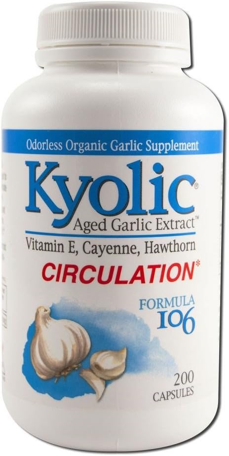 Kyolic Formula 106 Herb & Enzyme Supplement - Enhance Your Health with Garlic Extract and Enzymes