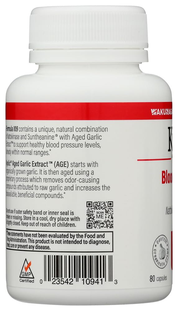 Kyolic Formula #109 Supplement - 80 Capsules