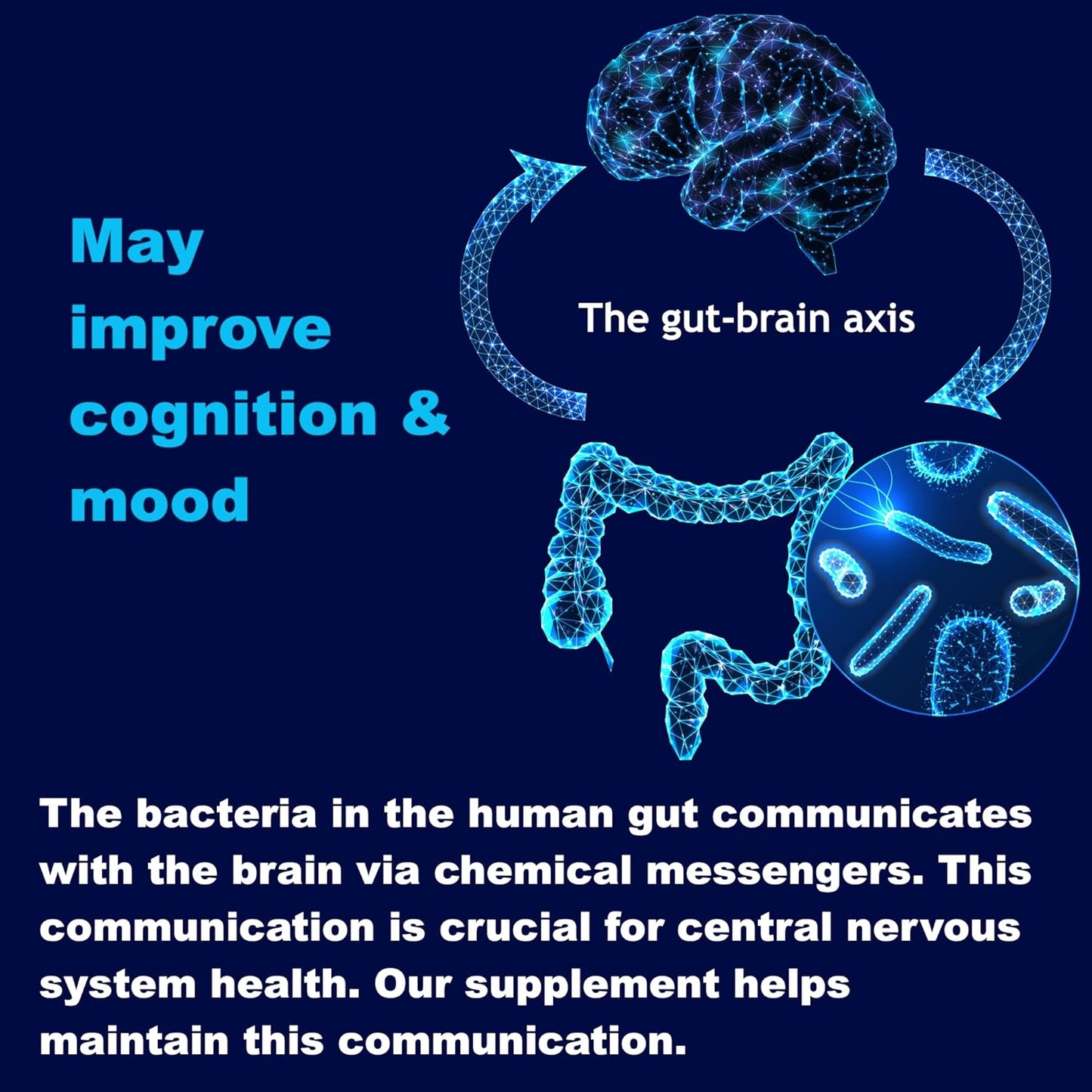 Lactobacilli Complex Supplement | 10 Billion CFU | 60 Capsules | Supports Gut Health, Regularity | Gluten Free, Non-GMO | USA Made