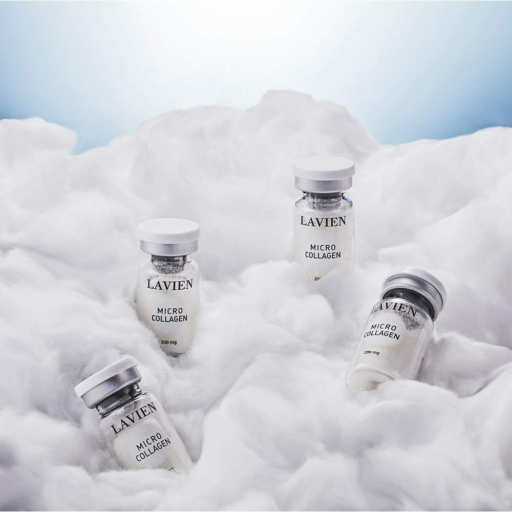 LAVIEN Collagen Professional Program Set for All Skin Types - Activating Booster, 30ml, 4 Micro Collagen, 200mg, Dropper - Ceramide, Elastin, Hyaluronic Acid Skincare