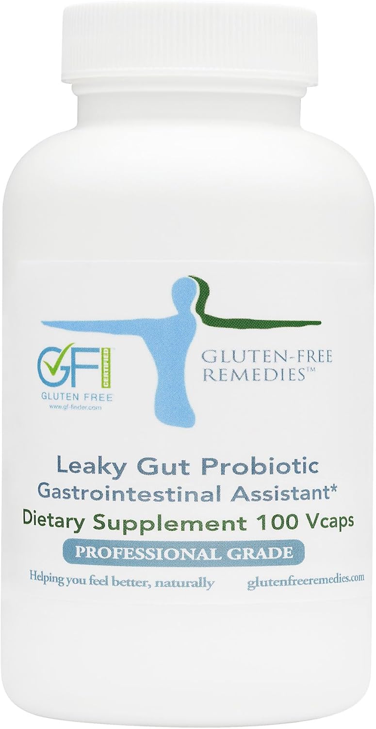 Leaky Gut Probiotic with 75 Billion CFU - Gluten-Free Formula - 100 Capsules