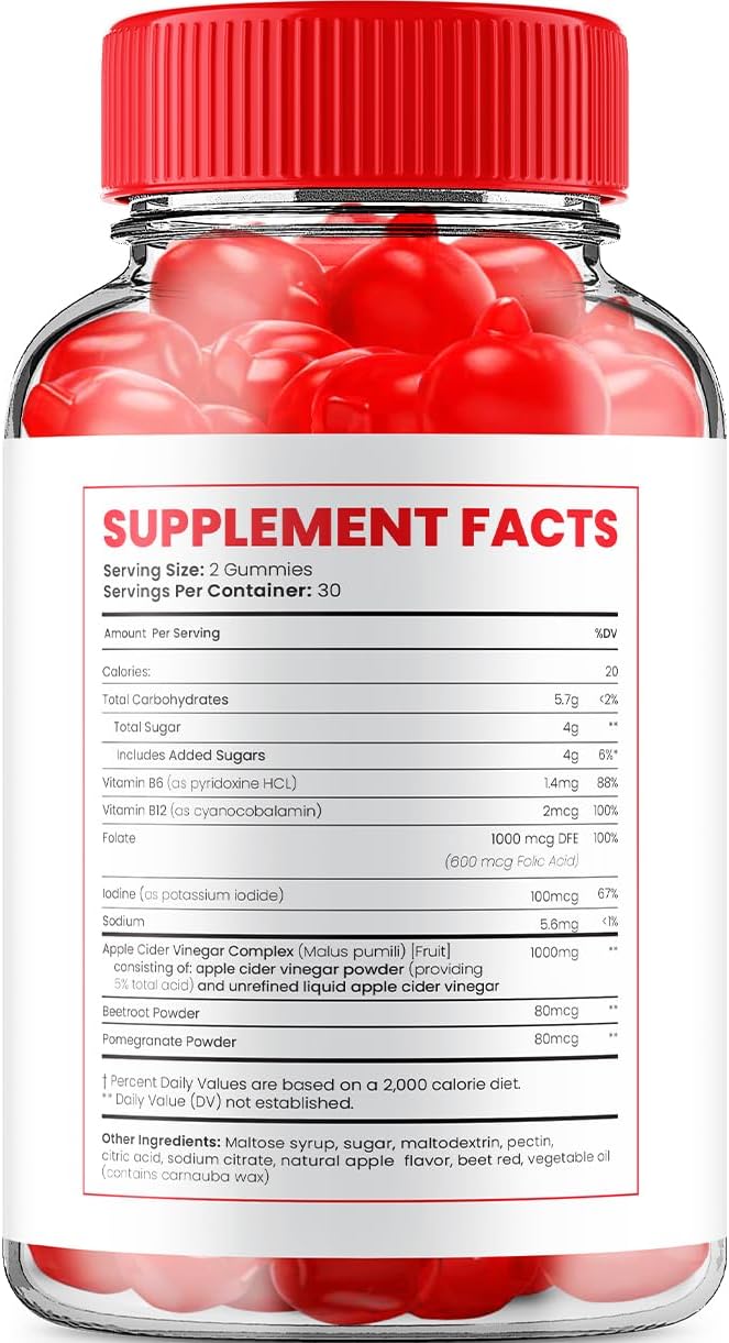 Leap Keto ACV Gummies - Advanced Weight Management Formula (180 Gummies, 3 Pack)