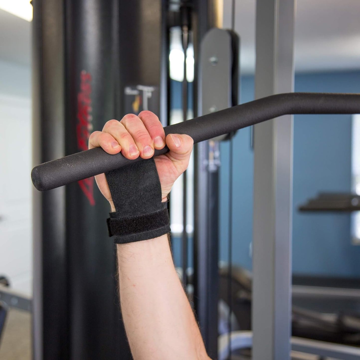 Leather Gymnastics Hand Grips with 3 Holes - Palm Protection and Wrist Support for Cross Training, Kettlebells, Pull ups, Weightlifting, Chin ups, Workout, & Exercise